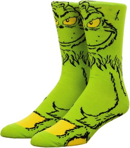 Bioworld The Grinch 360-Degree Character Crew Socks in Saudi Arabia