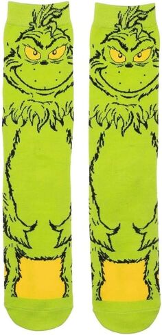 Bioworld The Grinch 360-Degree Character Crew Socks in Saudi Arabia