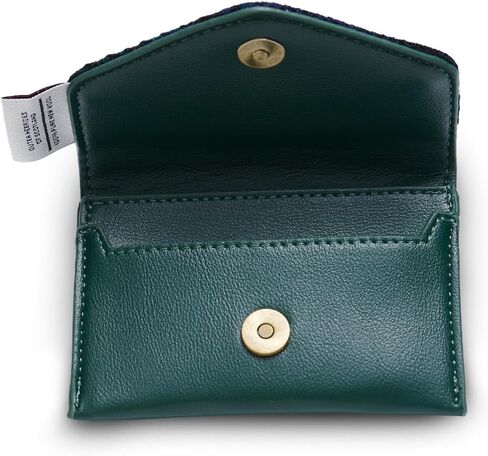 Islander The Card Wallet - مصنوعة من Microfibre Leather & Harris Tweed ، 4.33 'L x 2.75' (Watch Black) in Saudi Arabia