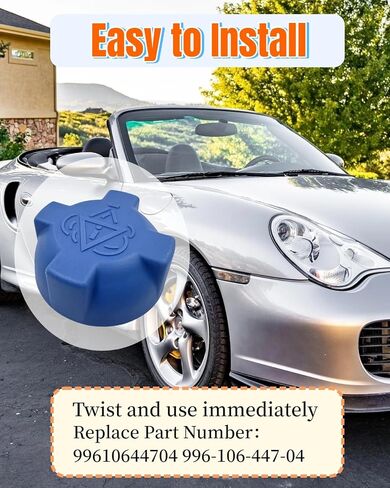 996-106-447-04 توسع الخزان المبرد قبعة الرادياتير من أجل بورشه 718 Boxster S 911 Carrera 4 S 4S Turbo ، 99610644704 in Saudi Arabia