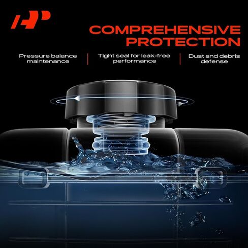 A-Premium Coolant Reservoir Expansion Tank Cap Compatible with Audi A4 2002-2006, A6 2002-2004/2006-2011, A4 A6 A7 A8 Quattro, Allroad Quattro, S4, S6, S8 in Saudi Arabia