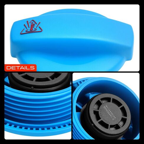 A-Premium Coolant Reservoir Expansion Tank Cap Compatible with Audi A4 2002-2006, A6 2002-2004/2006-2011, A4 A6 A7 A8 Quattro, Allroad Quattro, S4, S6, S8 in Saudi Arabia