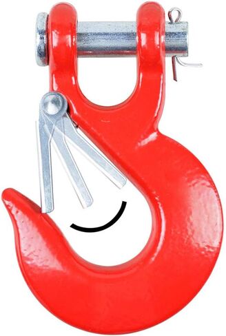 95 feet x 3/8 inch Black Synthetic Winch Rope with Red Hook and 10 inch Anodized Red Hawse Fairlead for Recovery Truck ATV UTV in Kuwait