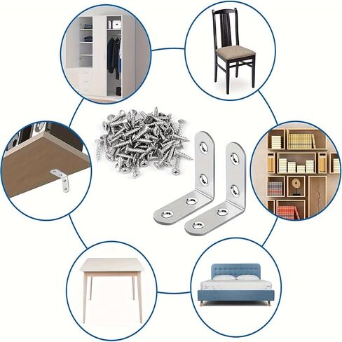 10pcs 90 درجة زاوية أقواس الزاوية الزاوية الدعامة قوس قوس الحائط شماعات الرفوف ، الطاولة ، الكرسي in Saudi Arabia