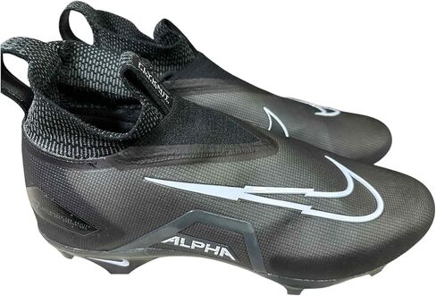 Nike Men's Alpha Menace Elite-3 Football Shoes Cleats Black/Gray #DM1792-004-Size Men's 14 in Saudi Arabia