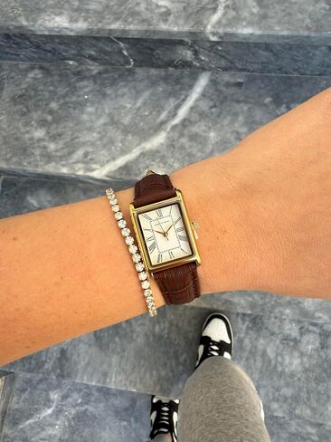 Roberto Marino RM1702 Women’s Watch - الكوارتز الياباني ، حزام جلدي ، 3 أجهزة الصراف الآلي مقاومة للماء ، أسلوب فستان عتيق in Kuwait