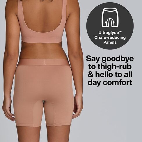 STEP ONE Womens Boxers Underwear, 1 Pair, Viscose from Bamboo Womens Underwear, Moisture-Wicking, Anti-Chafing Boxers in Saudi Arabia