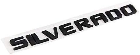 رسائل ثلاثية الأبعاد ثلاثية الأبعاد ورسائل لاصقة قوية متوافقة مع 2012-2025 Silverado LT 1500 2500HD 3500HD (Silver) in Saudi Arabia