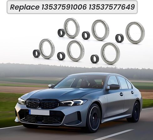 حلقة حشية الوقود Astrosync وعنصر ملاءمة لـ BMW 228i 335i 330i F30 540i 2008-2019 استبدال 13537591006 13537577649 ، 12pcs in Kuwait