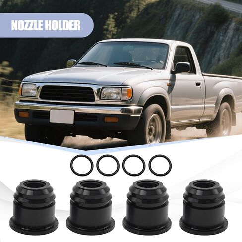 4pcs 9056110018 فوهة فوهة حقن الوقود مع 4 حلقات O ، استبدال Toyota 4runner 2700cc EFI 1996-2002 ، يحل محل 90301-19006 in Saudi Arabia