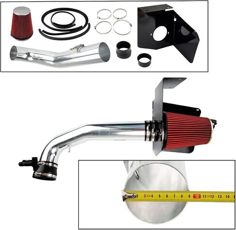 KAX Cold Air Intake Kit for Chevy Silverado 1500/ Sierra 1500/ Avalanche 2009-2013, Tahoe/Suburban/Yukon 1500/Yukon XL 1500/ Escalade/Escalade ESV 2009-2014 5.3L/4.8L/6.2L V8(Red) in Saudi Arabia