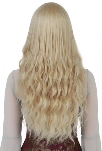 Red Heart Wig Women Curly Short Movie Halloween Party Cosplay Costume Wigs with Wig Cape in Kuwait