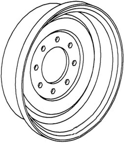 RapArts NCA1126A One New Brake Drum Fits Ford Tractors 600 700 800 900 601 701 801 901 in Kuwait