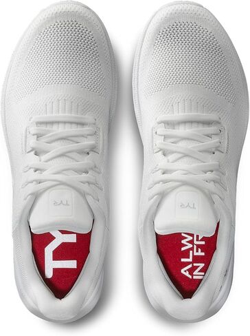 TYR Unisex Techknit RNR-1 Trainer Running Shoes Sneaker, White/Black, 8 US Men in Saudi Arabia