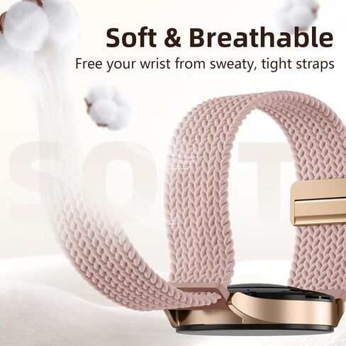 Daqin 22mm Magnetic Braided Band متوافق مع Garmin Venu 3 Watch Bands/Venu 2 Watch Band ، STEPTY NYLON QUICE FERESS in Saudi Arabia