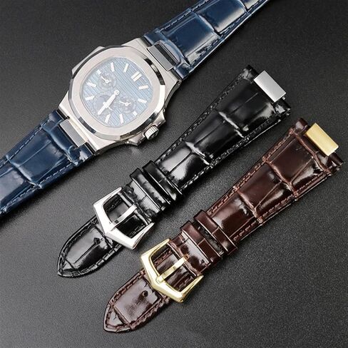 25-13 مم من Notch Leather Wather Connector for Patek Philippe Nautilus 5711 5726 5712G Watchband Bracelet in Saudi Arabia