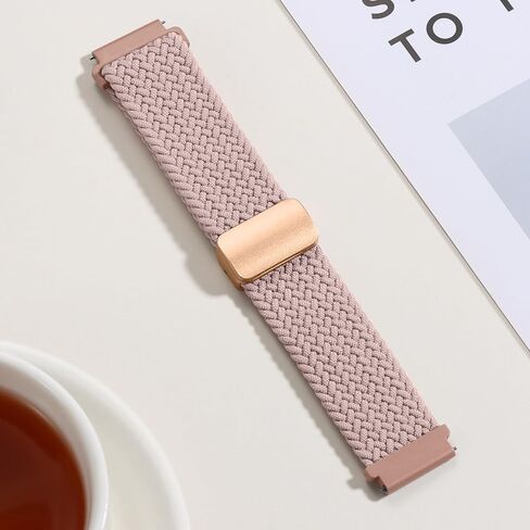 Daqin 22mm Magnetic Braided Band متوافق مع Garmin Venu 3 Watch Bands/Venu 2 Watch Band ، STEPTY NYLON QUICE FERESS in Saudi Arabia