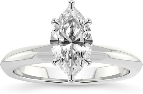 FRIENDLY DIAMONDS Lab Grown Diamond Ring For Women IGI Certified | 0.50-6 Carat Alora Solitaire Lab Diamond Ring | 14K Or 18K White, Yellow Or Rose Gold | FG-VS Quality in Saudi Arabia
