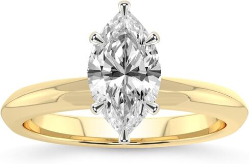 FRIENDLY DIAMONDS Lab Grown Diamond Ring For Women IGI Certified | 0.50-6 Carat Alora Solitaire Lab Diamond Ring | 14K Or 18K White, Yellow Or Rose Gold | FG-VS Quality in Saudi Arabia