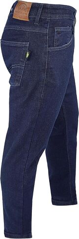 Motorcycle Riding Jeans for Men Aramid Fiber Armored Motorcycle Pant with Inside Pockets for Hip & Knee Armors Riding Pants for Men with CE Approved Knee and Hip Armors -Blue (32W x 32L) in Saudi Arabia