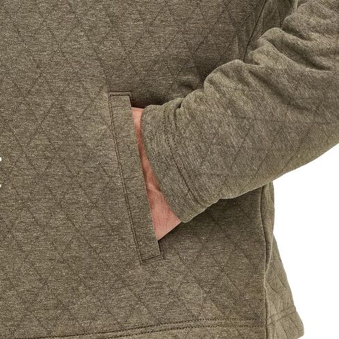 Wrangler Men's George Strait Olive 1/4 Zip Pullover in Saudi Arabia