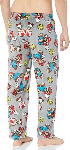 Nintendo Mens Pajama Bottom ، Lounge Pant مع الرباط ، ملابس نانية مريحة ومريحة in Saudi Arabia