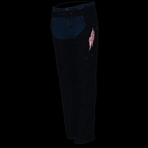 Milwaukee Leather Premium Sextile Motorible Riding Chaps for Women Bikers - صغير - صغير in Kuwait
