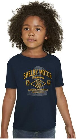 Brisco Brands Shelby Motor Company Muscle Car Crewneck T Shirts Boy Girl in Saudi Arabia