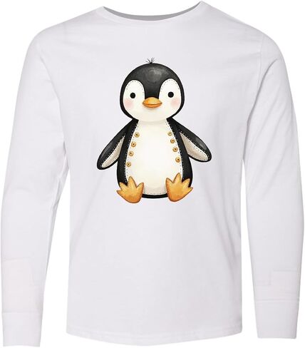 inktastic Penguin Youth Long Sleeve T-Shirt in Saudi Arabia