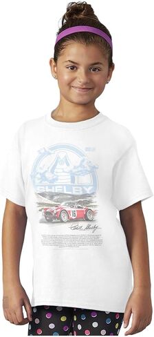 Shelby Cobra Muscle Car History Crewneck T Shirts Boy Girl in Saudi Arabia
