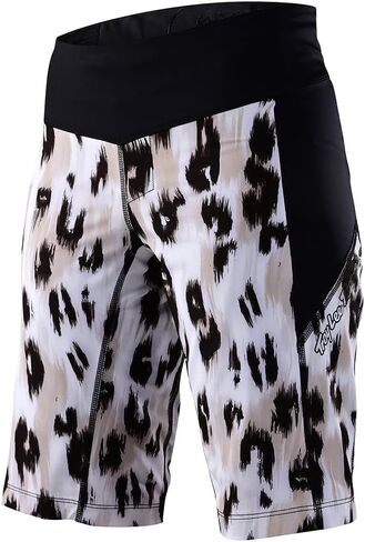 Troy Lee Designs - Womens Luxe Short Shell ؛ Wild Cat White XS in Saudi Arabia