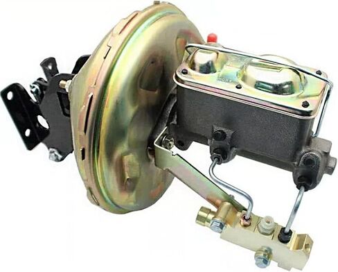 لعام 1967-1972 تشيفي C10 Suburban Pickup Truck 11 "Power Brake Booster Kit مع 1-1/8" أسطوانة رئيسية لفرامل قرص القرص ، وأسلوب Delco ، ومجموعة الصمامات المتناسب وتجميع دواسة الفرامل in Saudi Arabia