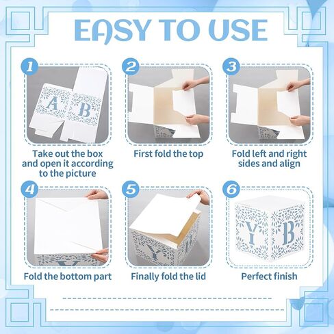 4 PCS Cielito Lindo Dame Shower Party Decorations Mexican Papel Picado Baby Boxes with Letters Fiesta Blocks Cloks Decor in Saudi Arabia