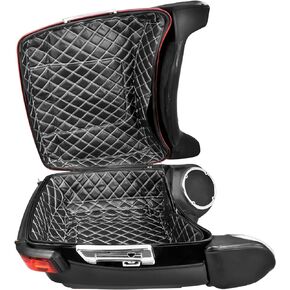 Motorcycle King Tour Pack Liners Touring Pak Inserts Fits for Harley Touring Road King Road Glide Street Glide Electra Glide 2014-2023 (Orange Thread)
