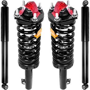 4Pcs Front & Rear Struts for 2005-2010 Jeep Commander Grand Cherokee w/Coil Spring Assemblies Replacement