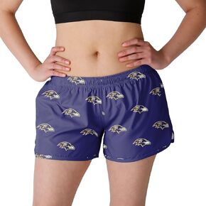 FOCO Women's NFL Team Logo Ladies Running Shorts