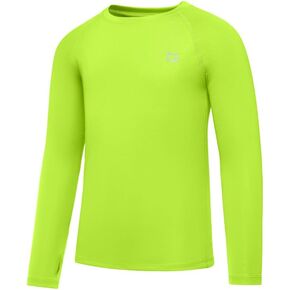Boy's Rash Guard UPF 50+ Sun Protection Shirt Quick Dry Long Sleeve Swim Shirts Lightweight SPF Youth Fishing Shirt