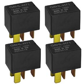 Relay G8HL-H71 (Pack of 4), Automotive Relay 12VDC 39794-SDA-A03 39794-SDA-A05 - Compatible for 2003-2014 Accord 2006-2014 Civic 2007-2014 Acura MDX CR-V