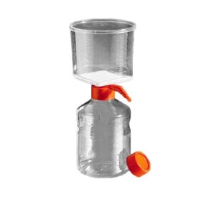 Corning 431098 Polystyrene Vacuum Filter/Storage Bottle System, Graduated, Sterile, Polyethersulfone Membrane, 0.22 Micron, 1000mL Capacity (Case of 12)