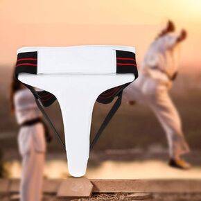 Women Groin Guard Women Taekwondo Groin Guard Boxing Karate Jockstrap Sanda Crotch Protector(M)