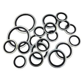 Tom's world 5/8'' 3/4'' 1'' 1-1/2'' Dowty Sealing Washer Hydraulic Oil Petrol Sealing Washers Drain Plug Gasket Assortment