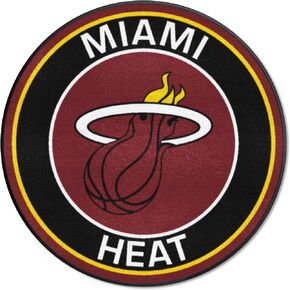 FANMATS 18841 NBA Miami Heat Roundel Mat , 27" Diameter