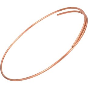 PATIKIL 1/8 Inch ID 5/32 Inch OD 0.02 Inch Thick 99.9% Copper Tube, 3.28Ft Refrigeration Tubing Coil Seamless Round Pipe Tubing for HVAC Industrial Jewellery Craft