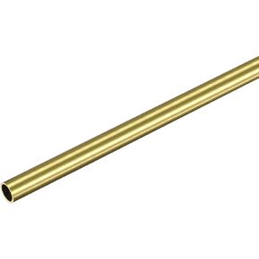 uxcell Brass Tube, 7mm OD x 0.5mm Wall Thickness x 400mm Length Seamless Round Metal Tubing for Industry, DIY Projects