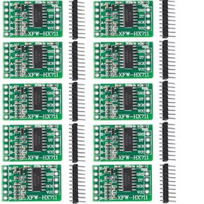 HX711 Load Cell Amplifier Breakout Weight Weighing Sensors Ad Module Analog to Digital Converter, for Arduino Microcontroller(10PCS)