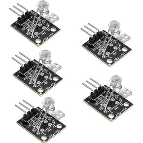 HiLetgo 5pcs 5V Heartbeat Detect Sensor Heart Rate Detect Measuring Module Measure Finger