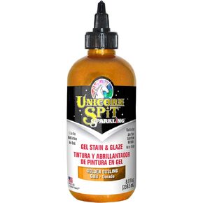 Unicorn Spit Gel Stain And Glaze 5776004 Sparkling Golden Gosling 8.0 Fl Oz