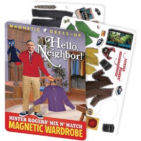 The Unemployed Philosophers Guild Hello Neighbor - Mister Rogers Magnetic Dress Up Play Set