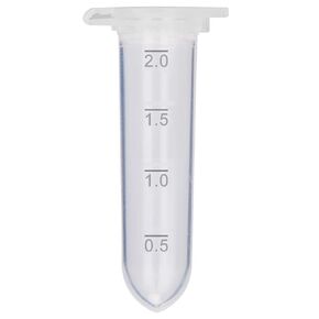 stonylab Micro Centrifuge Tubes, 2 ml Polypropylene Graduated Clear Plastic Centrifuge Vials with Flat-Top Snap Cap, Pack of 200 (2 ml, 200 Packs)