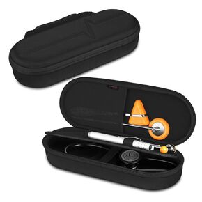 Nurse Stethoscope Case, SKYREH Travel Hard Stethoscope Case for 3M Littmann Classic III, 3M Littmann Cardiology IV, MDF Acoustica Lightweight Stethoscope (Black)